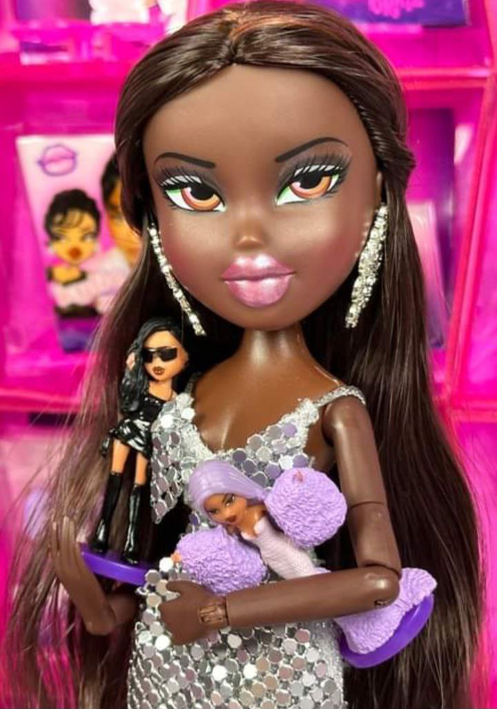 Kylie Jenner is now a Bratz doll! The TV star, 26, says she is 'obsessed'  with her mini-me toys: 'Loved growing up with them