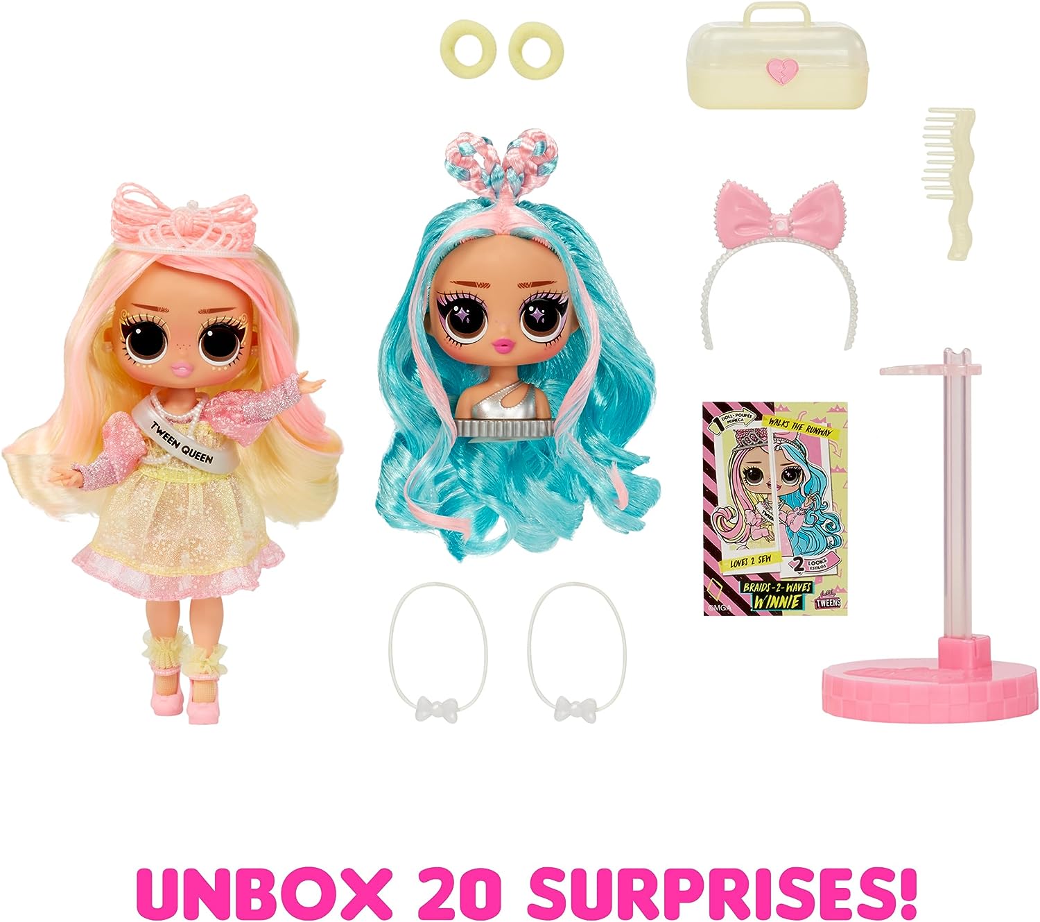 LOL Surprise Tweens Surprise Swap dolls with replaceable heads 