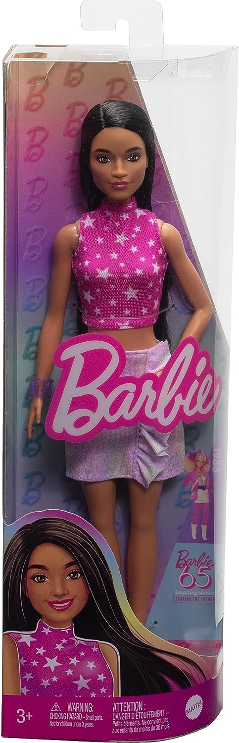 1692166544 Youloveit Com New Barbie Fashionistas 2023 Doll Pink And Mettalic Hrh133 