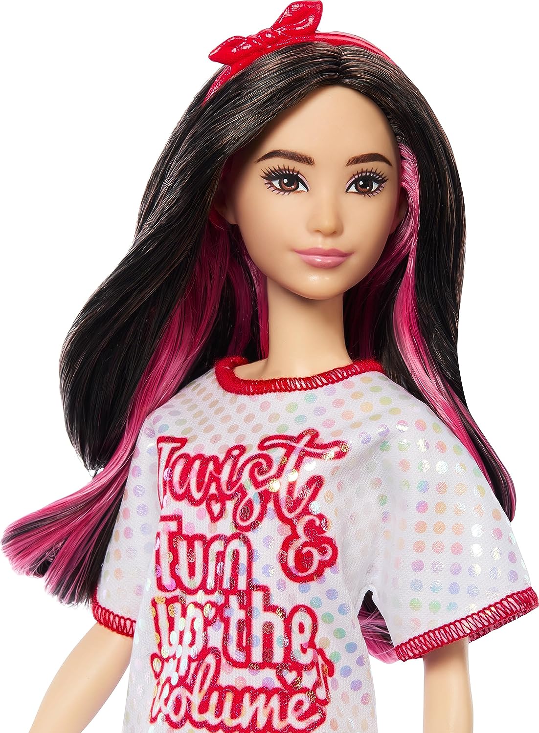 1692167393 Youloveit Com New Barbie Fashionistas 2023 Red Mesh Hrh12 Doll2 
