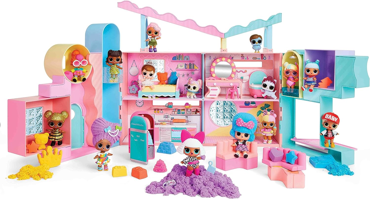 LOL Surprise Squish Sand Magic House 2023 LOL tots doll scale 