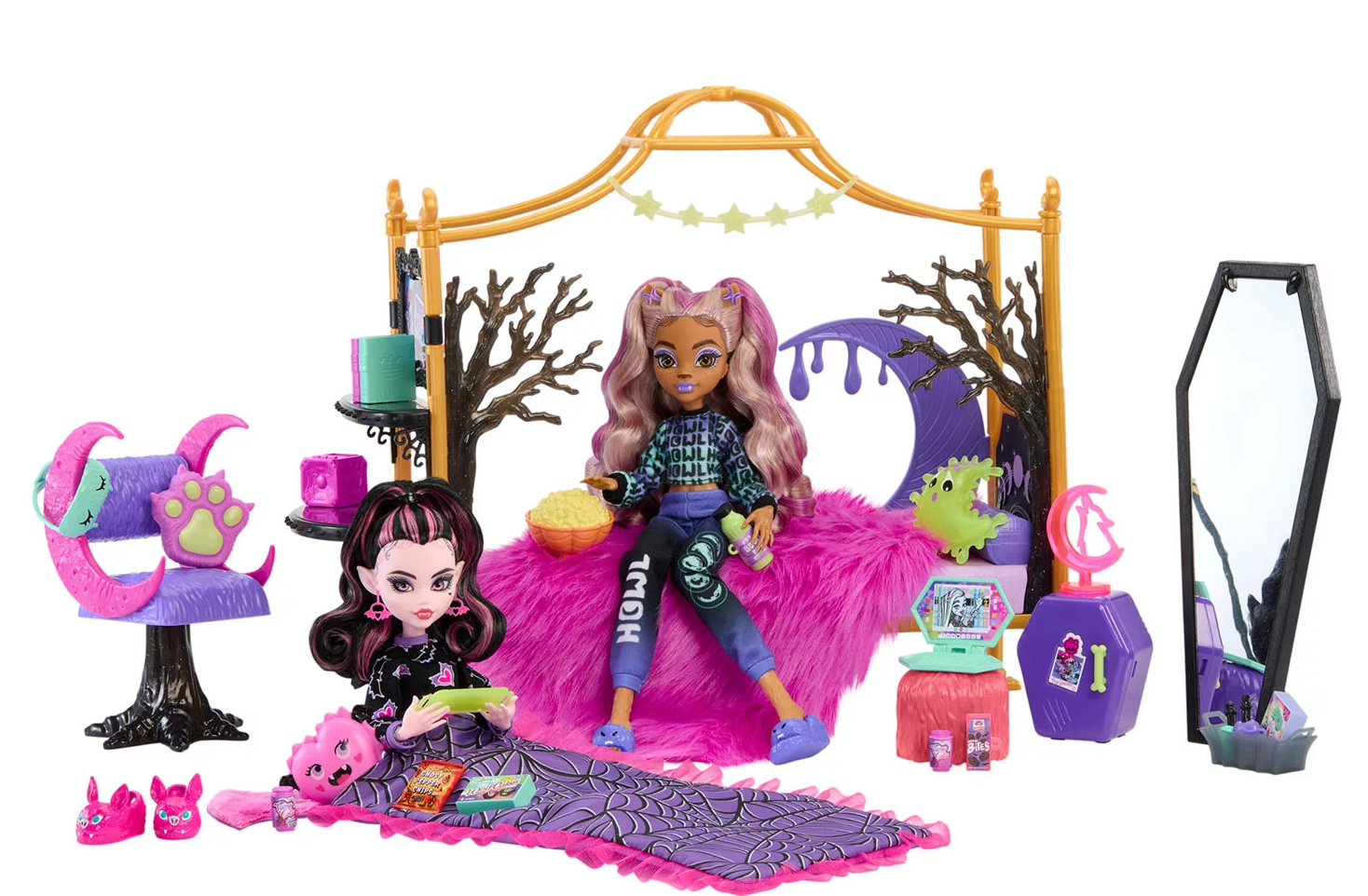Monster High Doll and Fashion Playset Clawdeen Wolf Doll and Accessories,  2023