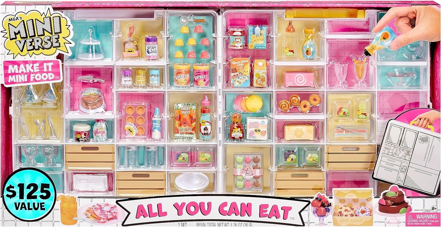 New!!! Mini Verse Make It Mini Food!! All You Can Eat Unboxing!!! 