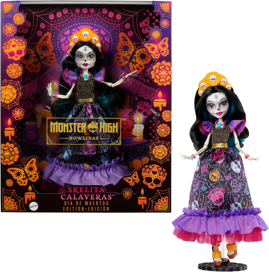 Monster High Howliday Skelita Calaveras Dia de Muertos 2023 doll ...