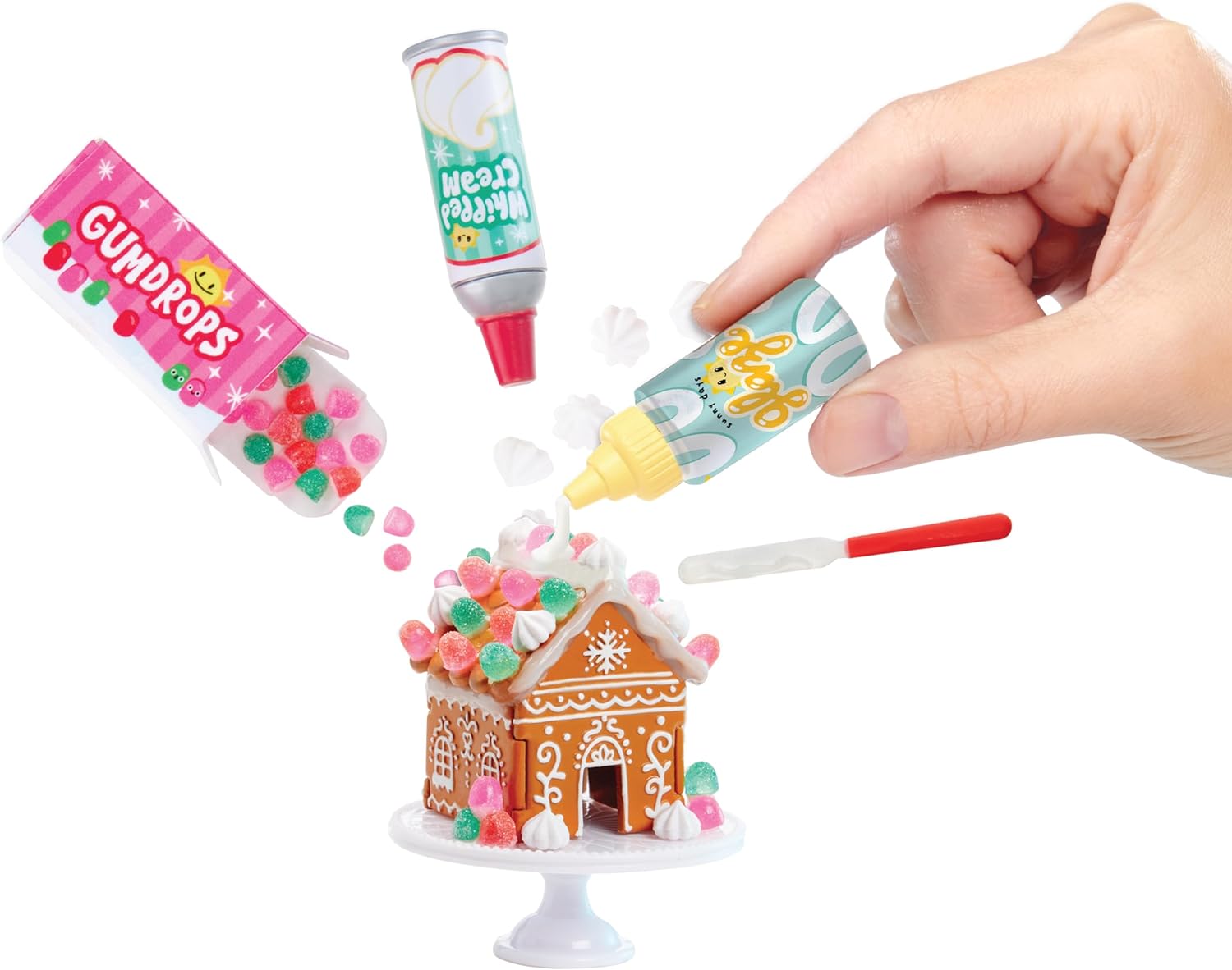 AS STRESSFUL AS BUILDING A REAL GINGERBREAD HOUSE! Miniverse Make It Mini  Food Holiday Edition! 