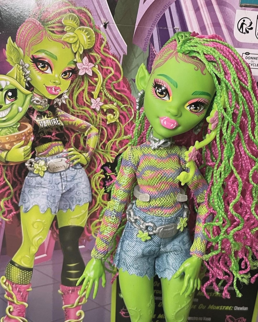 Monster High Venus Mcflytrap doll Poupée revalorisée - Revaltoys