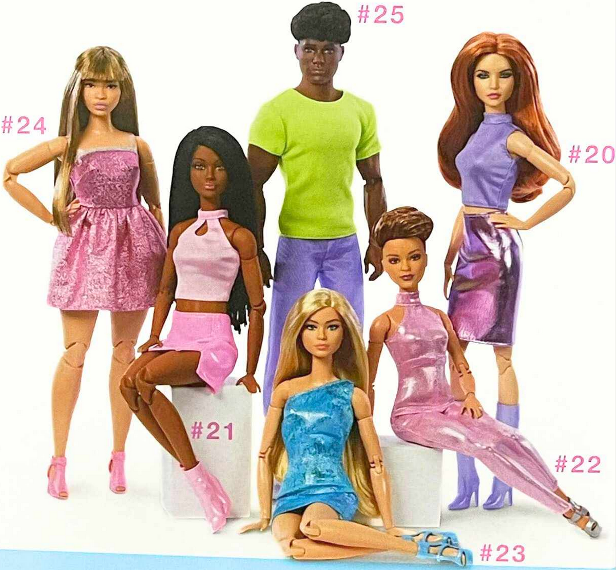 Bratz Slumber Party dolls 2024 Yasmin, Cloe, Sasha, Jade, and