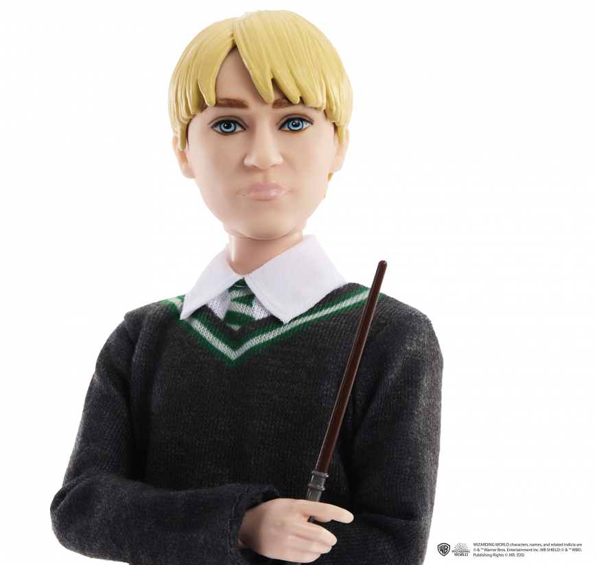 Harry Potter Mattel Hogwarts House 4-Pack doll set: Cedric Diggory, Hermione Granger, Draco Malfoy, and Cho Chang