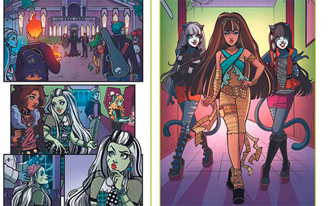 Monster High: New Scaremester comic books series from IDW
