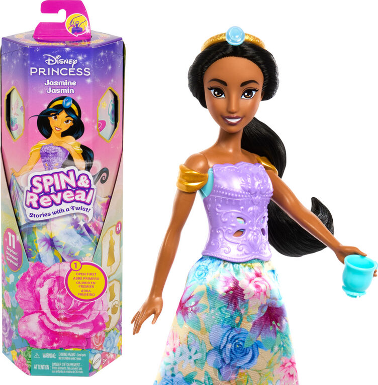 Disney Princess Spin and Reveal  Jasmine doll
