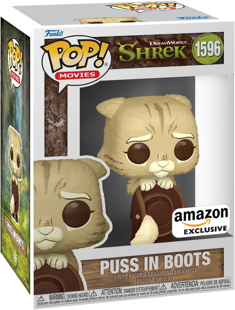 Funko Pop! Movies: DreamWorks 30th Anniversary - Shrek, Puss in Boots Brown figure