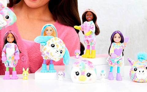 Barbie Chelsea Cutie Reveal Color Dreams dolls 2024