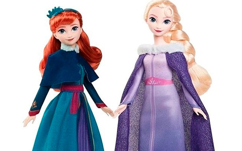 Disney Frozen Winter Festival dolls 2024 from Mattel