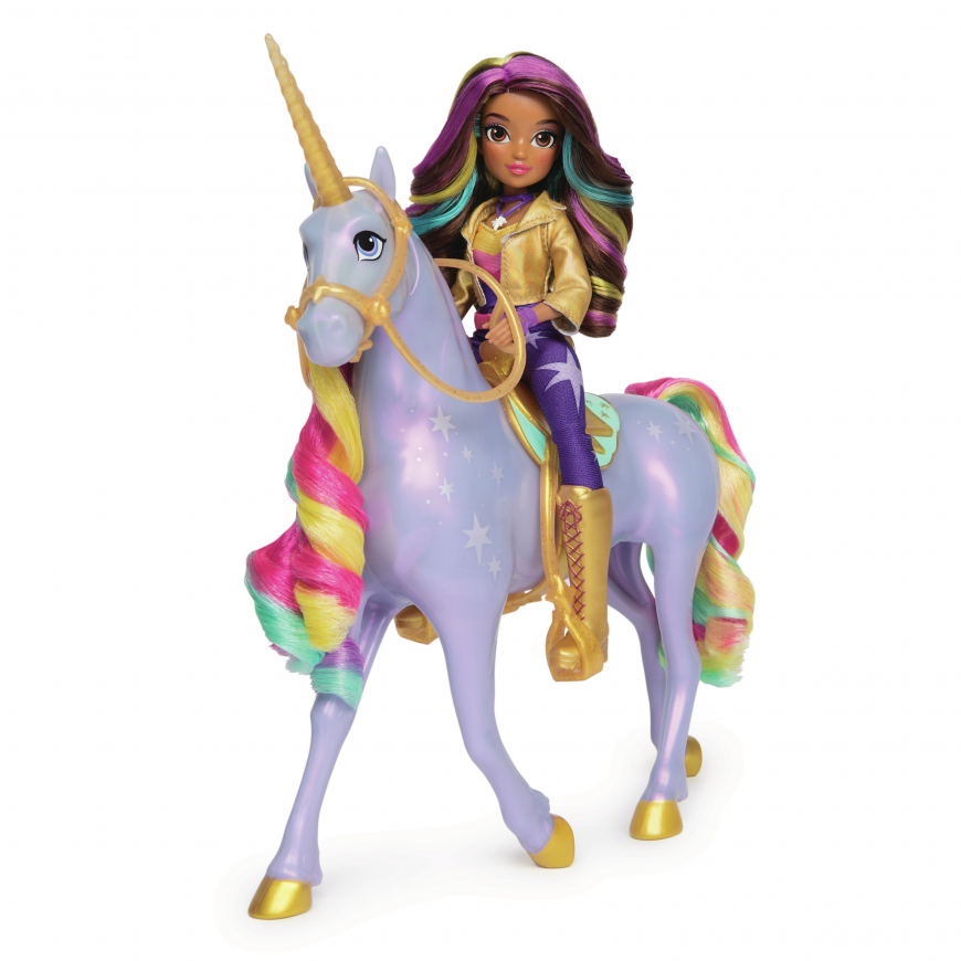 Unicorn Academy Sophia & Rainbow Light-up Wildstar doll set