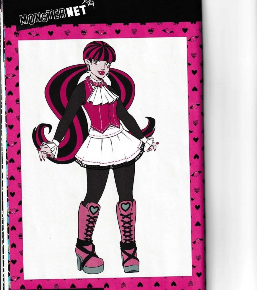 Monster High: New Scaremester comic book diary info Draculaura