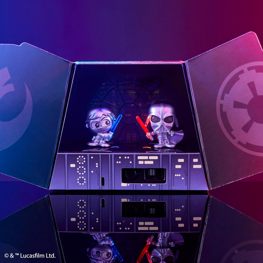 Star Wars Doorables Jedi vs. Sith 2-Pack Luke Skywalker and Darth Vader