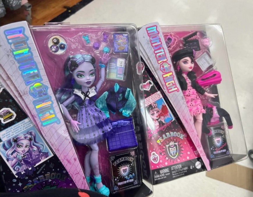 Monster High Fearbook dolls in real life