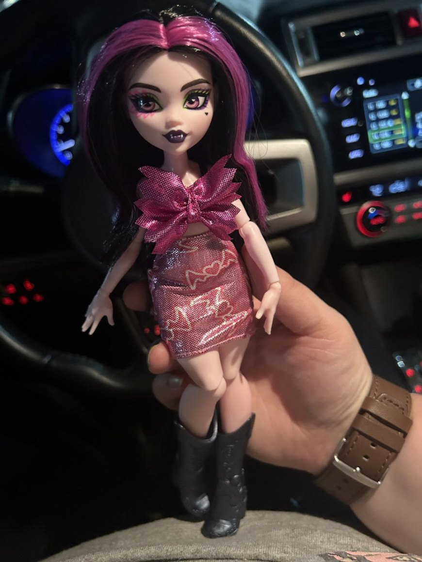 Monster Fest Draculaura doll in real life photos