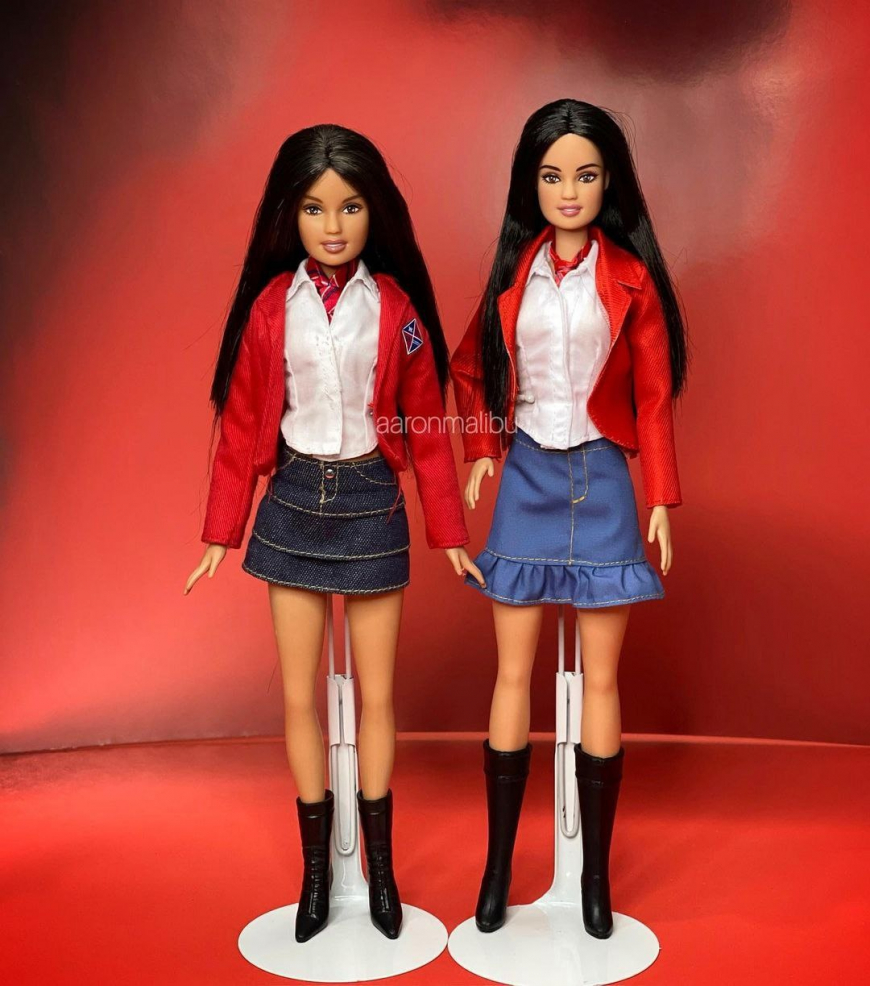 Barbie RBD Rebelde Elite Way School Uniform dolls 2024: Mia, Roberta and Lupita out of the box photos