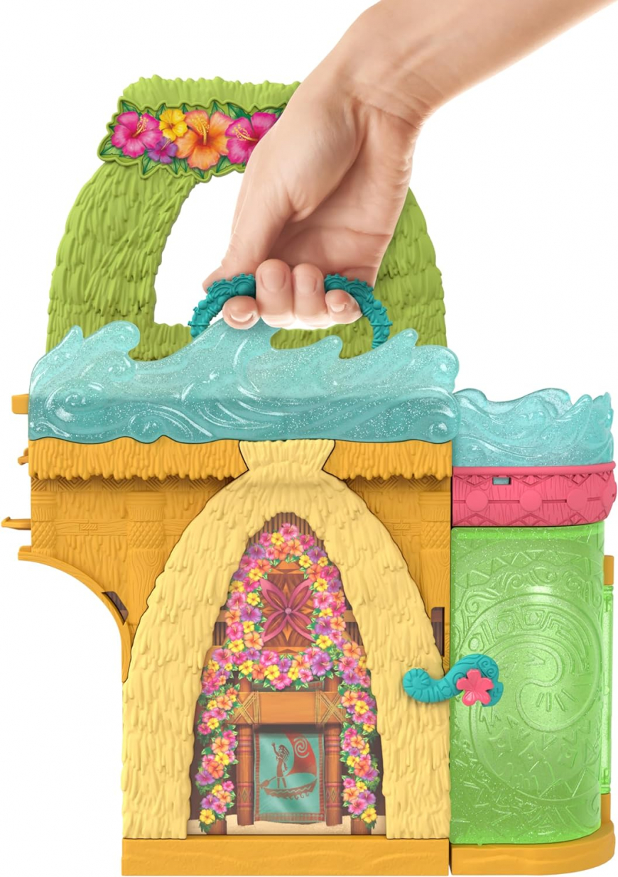 Mattel Disney Princess Moana's Island home playset with mini doll