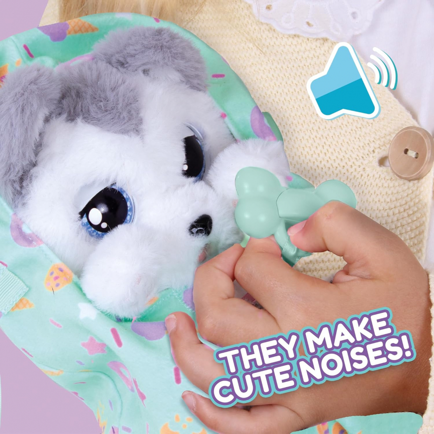 IMC Toys Baby Paws - Siberian Husky Puppy with Carrier