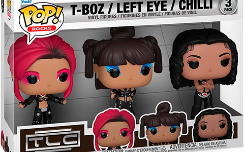 Funko Pop TLC: T-Boz, Left Eye, Chilli 3-Pack figures