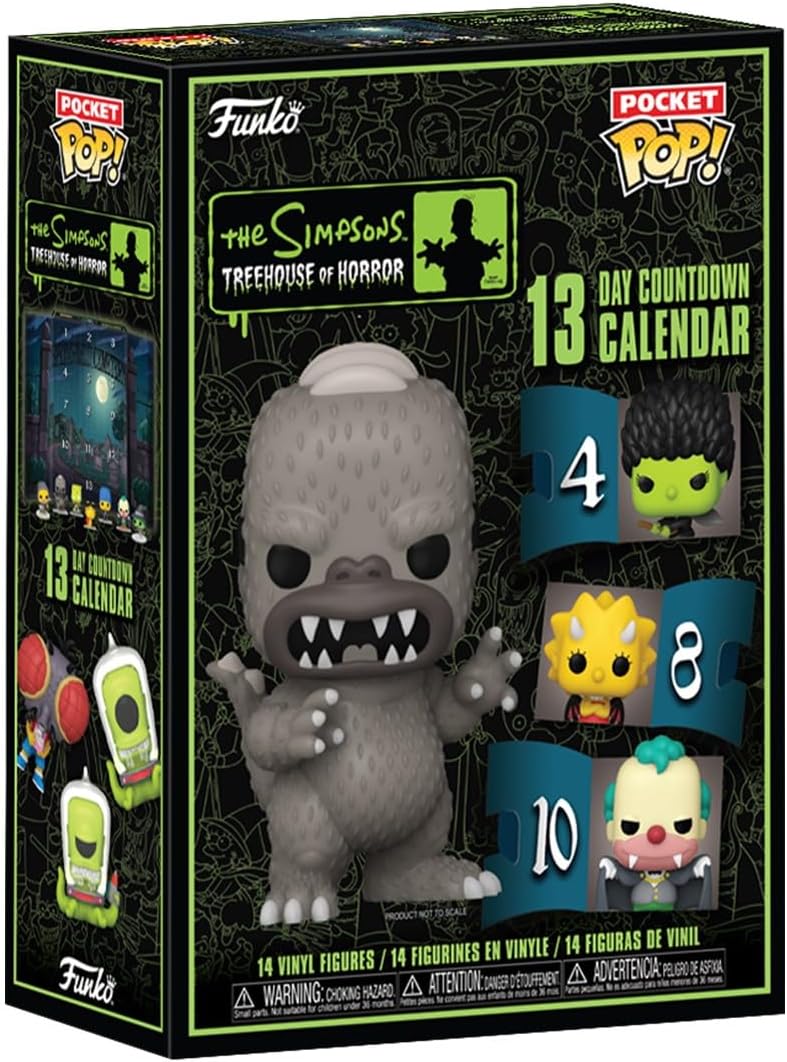 Funko Pocket Pop Advent Calendar 13 Day Countdown - The Simpsons Treehouse of Horror