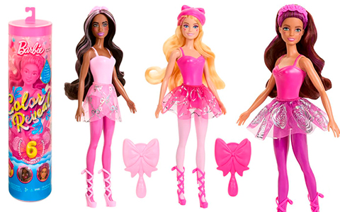 Barbie Color Reveal Ballerina series dolls