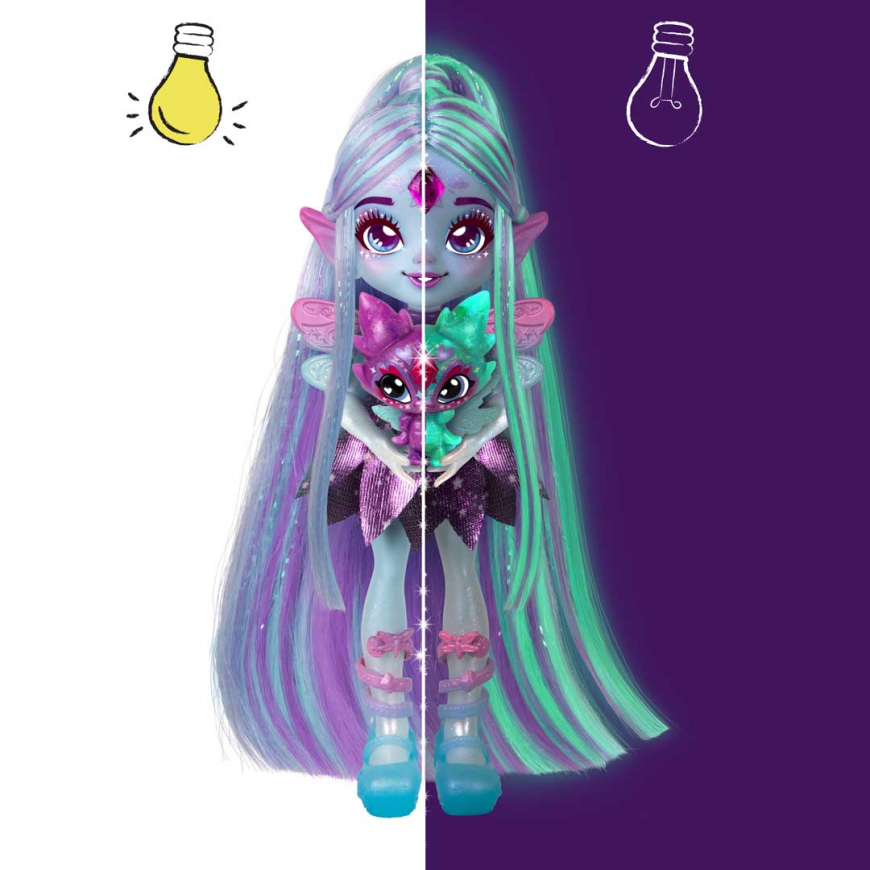 Magic Mixies Pixlings Galaxy Hair Nebula doll