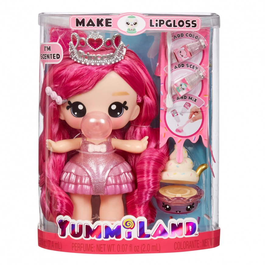 Yummiland Large Doll  Lipgloss Pet Bianca Bubblegum