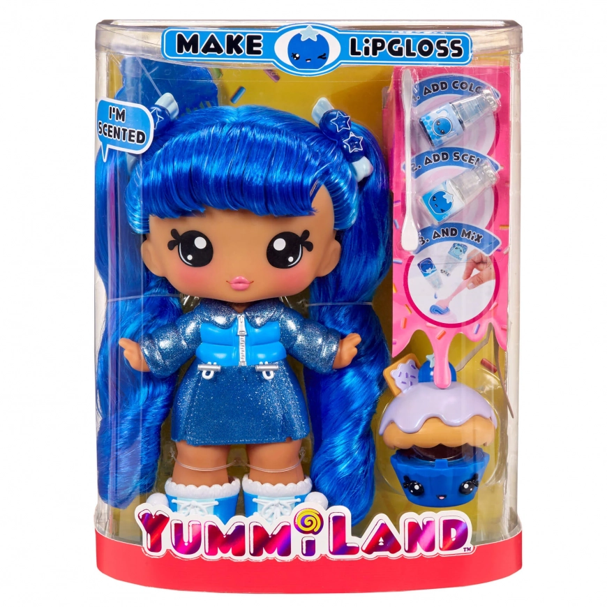 Yummiland Large Doll Lipgloss Pet Rory Blueberry