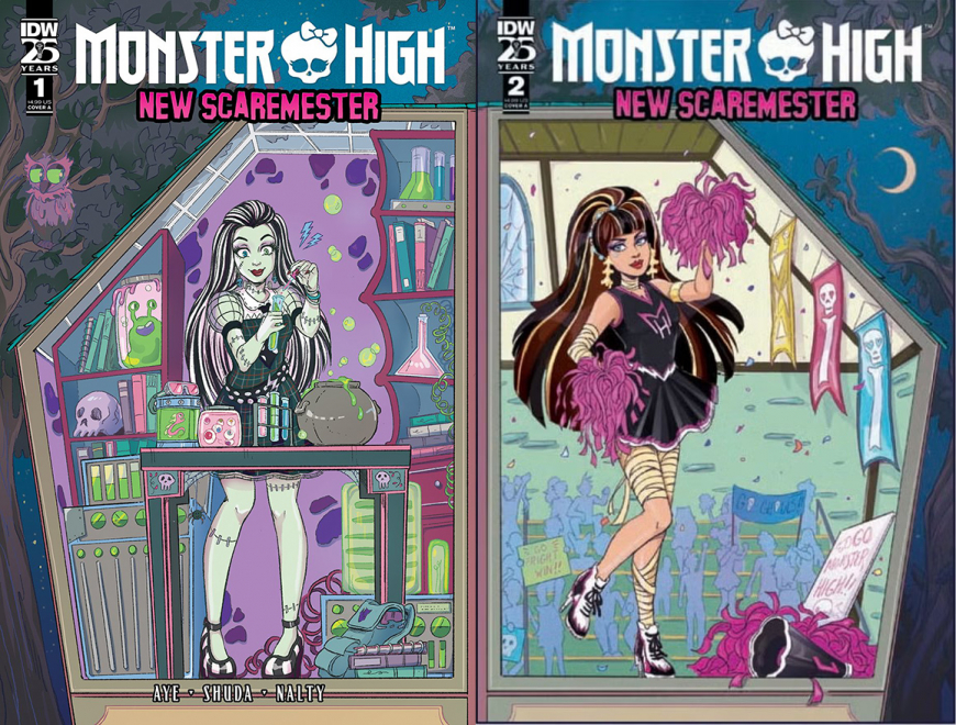 Monster High: New Scaremester connecting covers