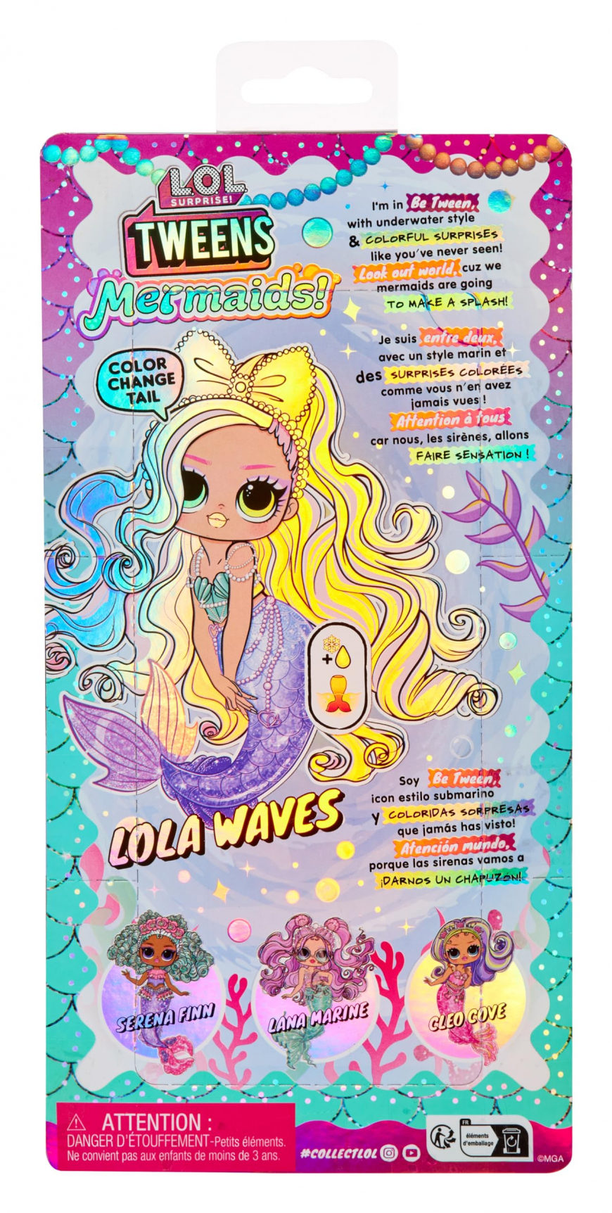 LOL Surprise Tweens Mermaids Lola Waves doll