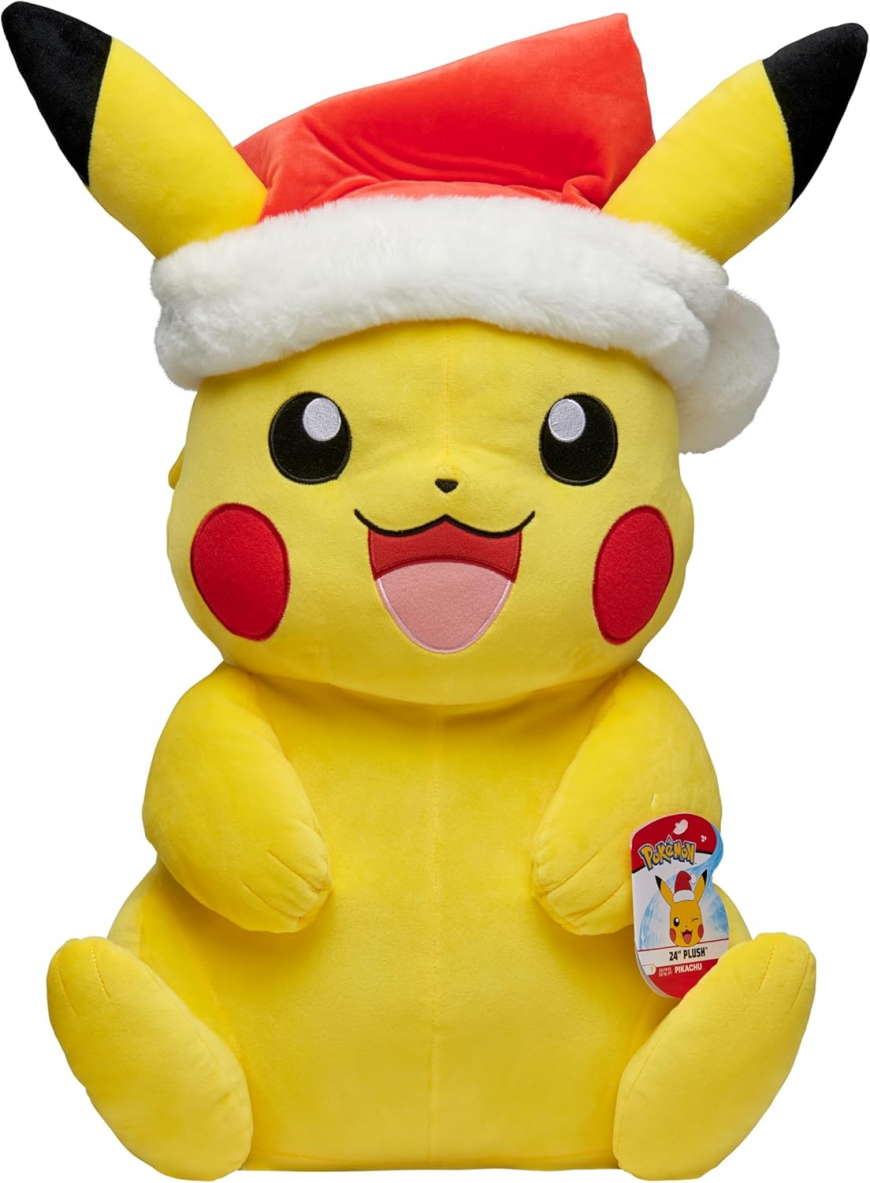 Pokemon Plush Pikachu Christmas in Santa hat