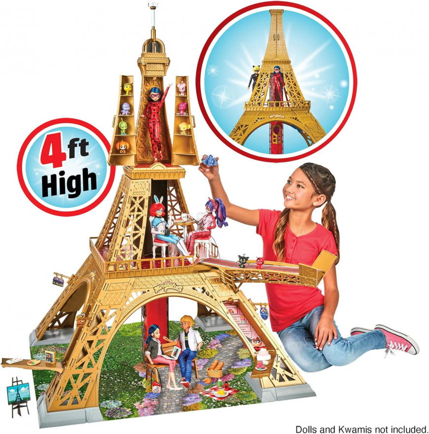 Miraculous Ladybug Paris Heroez Eiffel Tower Playset