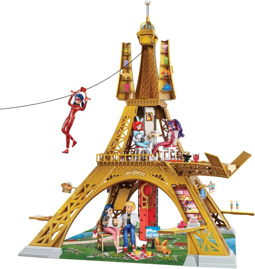 Miraculous Ladybug Paris Heroez Eiffel Tower Playset
