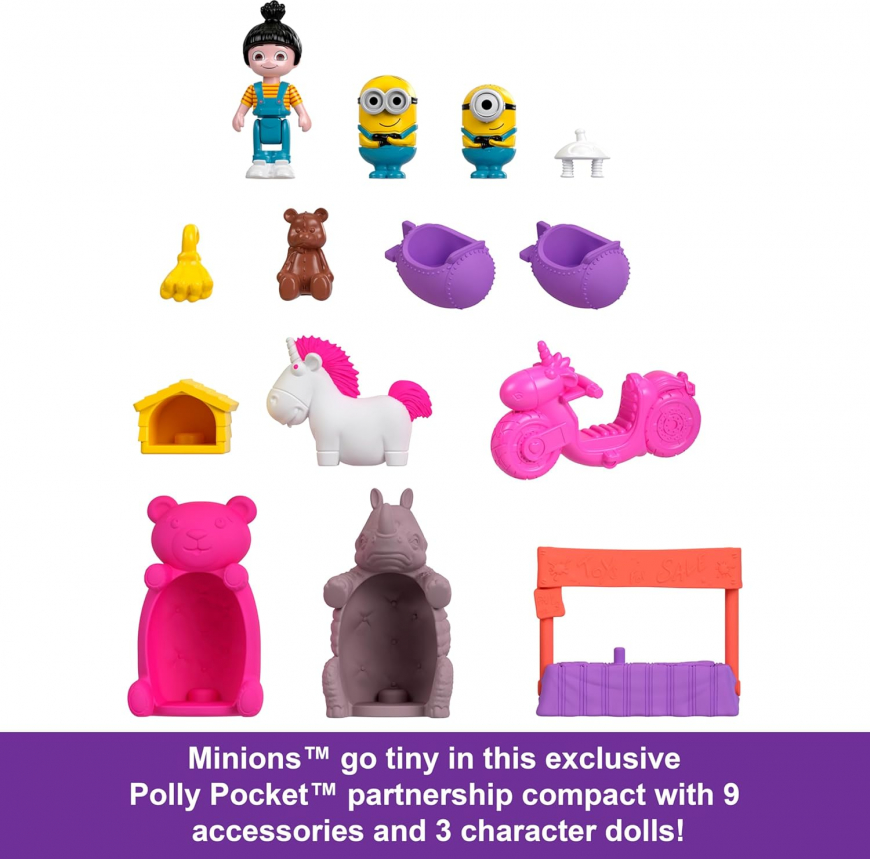 Polly Pocket x Minions compact