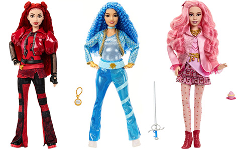 Disney Descendants The Rise of Red dolls