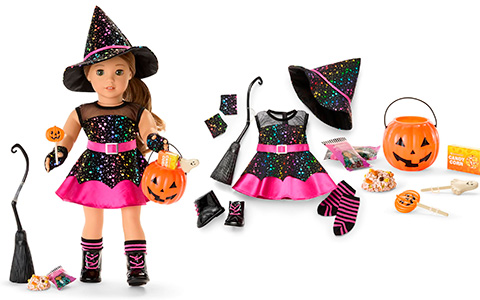 American Girl Truly Me Chants & Charms Witch Costume for Halloween