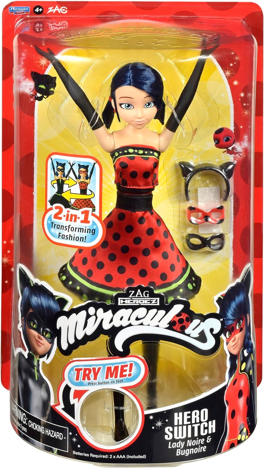 Miraculous Hero Switch Ladybug doll