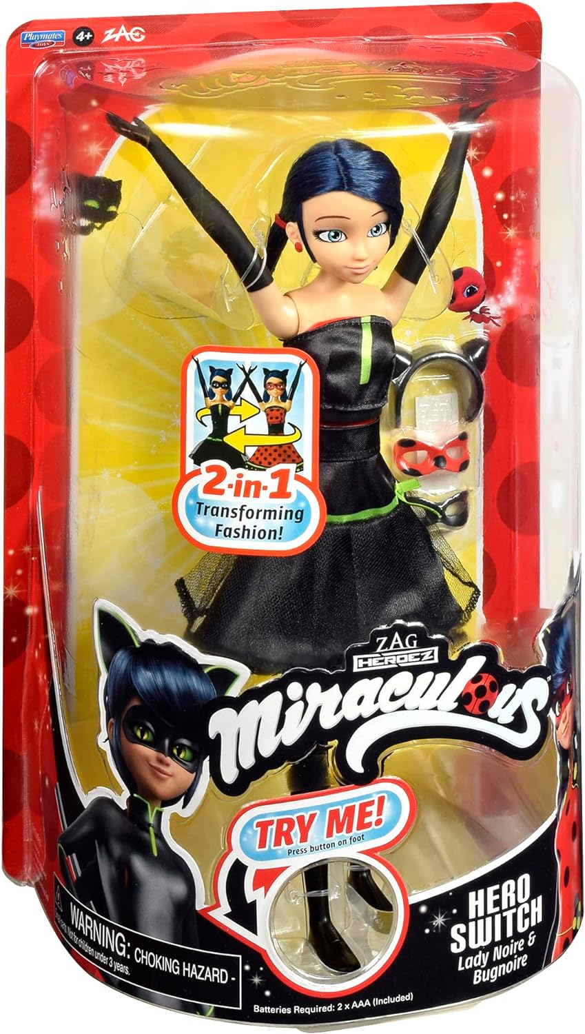 Miraculous Hero Switch Ladybug doll