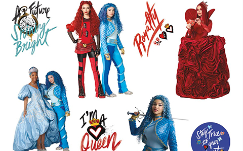 Disney Descendants The Rise of Red Sheet Stickers