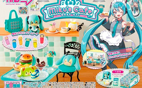 Re-ment HATSUNE Miku's Cafe mini toys figures