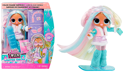 LOL Surprise Tweens Winter Snow dolls Candylicious and Violet Snow