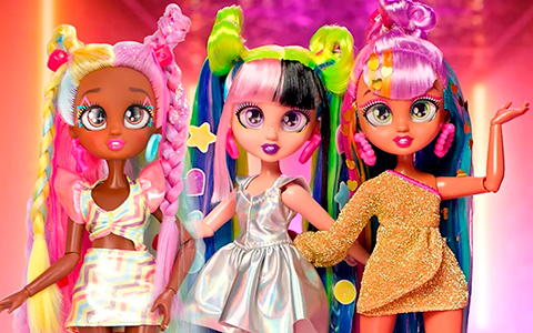 VIP Girls Hair Makeover dolls