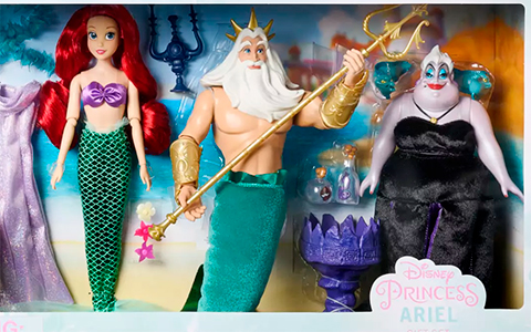 Disney Store The Little Mermaid Ariel Classic Doll Gift Set