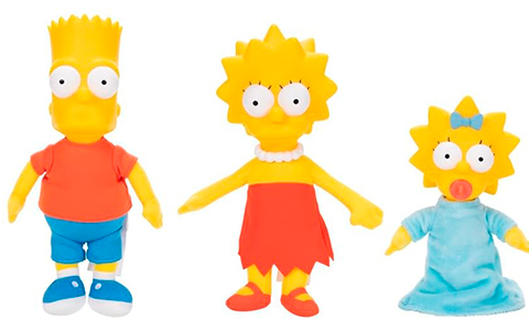 The Simpsons plush toys from Jakks Pacific