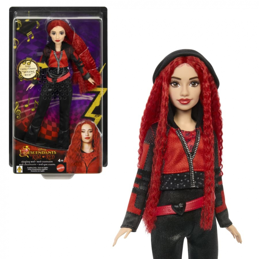 Disney Descendants The Rise of Red Singing Red doll