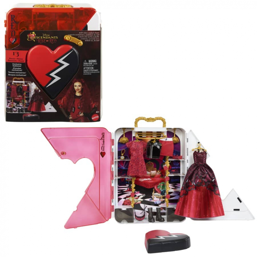 Descendants The Rise of Red Red's Rise and Rebel Closet Playset