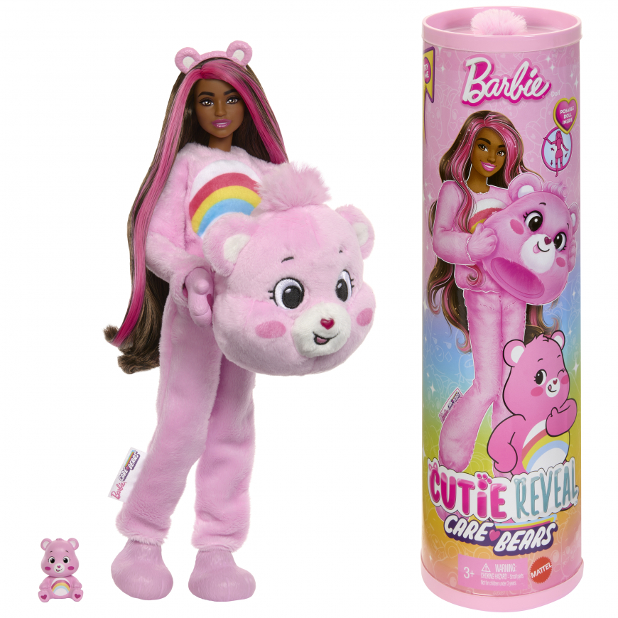 Barbie Cutie Reveal Care Bears dolls Cheer Bear doll